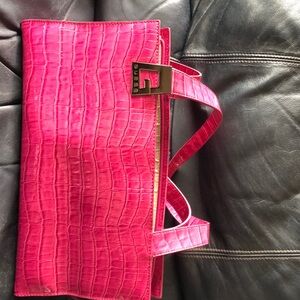 Guess Hot pink purse barely used